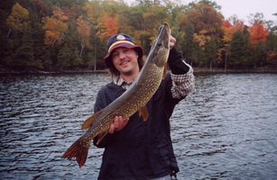 Bill Shafer with Northern Pike.