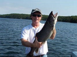 Dennis Howe 12 lb Lake Trout Sept. 4, 2008