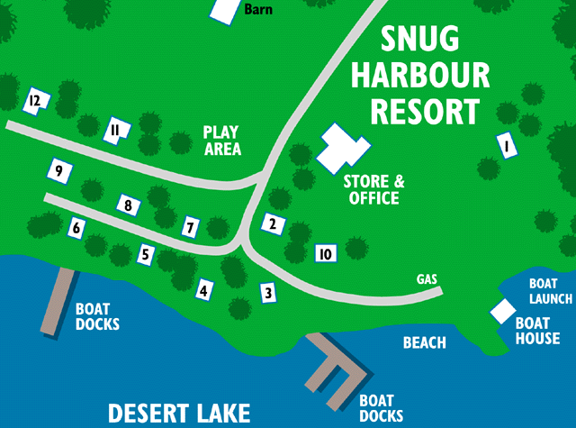 Snug Harbour Resort Layout